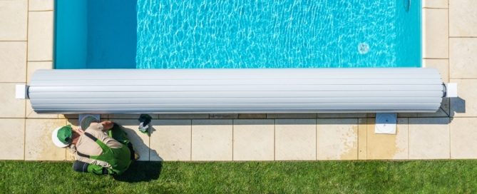 cobertura de piscina