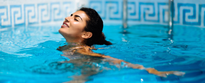ter piscina em casa